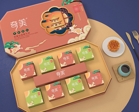 奇美月饼包装